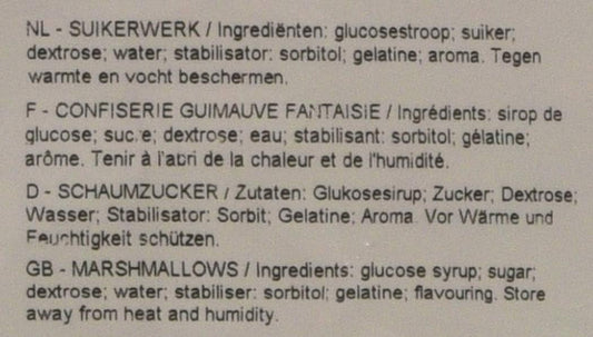 1 x 1kg Haribo Chamallows Minis White/Pink - Buy Wholesale Bulk Sweets UK