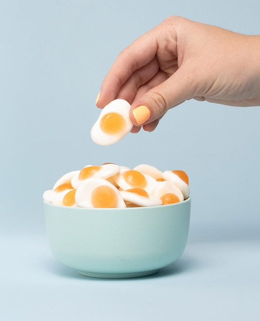 Fried Eggs Fruity Jelly Gummy Sweets Retro 1kg Bag